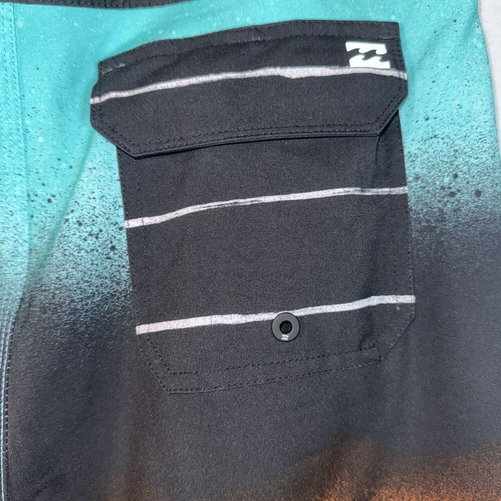 Billabong Platinum X Tribong Board Shorts Mens 34 Sunset Ombre Swim Trunks - Picture 7 of 13